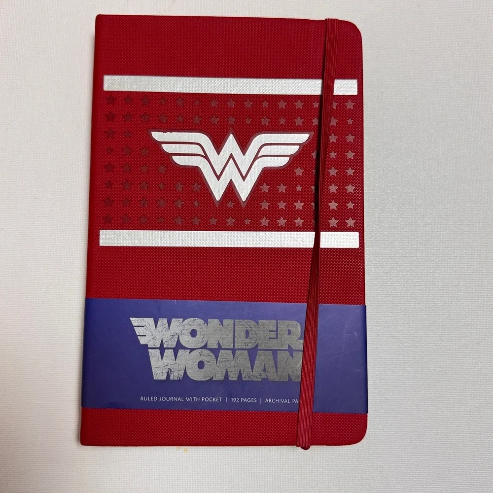 Wonder Woman Red Logo Writing Journal Stationery Accessory